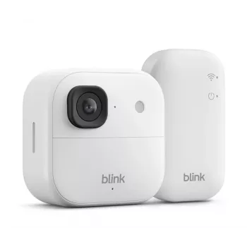 Amazon Blink Outdoor 2K+ brezžična varnostna kamera, bela (B0F95XWPJ2)