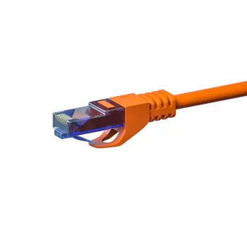 DSIT CAT6a U/UTP 100% bakren Ethernet patch kabel, 0,5 m, oranžen, 10Gbps, 500MHz, RJ45 (DC-U6A6-005)