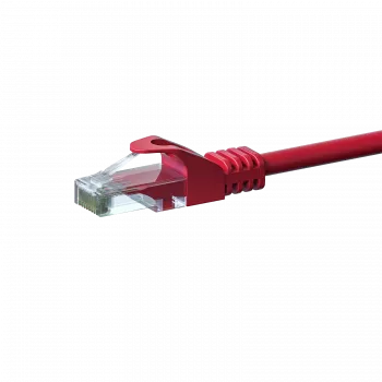 DSIT CAT 6 mrežni kabel U/UTP - 20 metrov - rdeč - CCA (DC-C65-200)