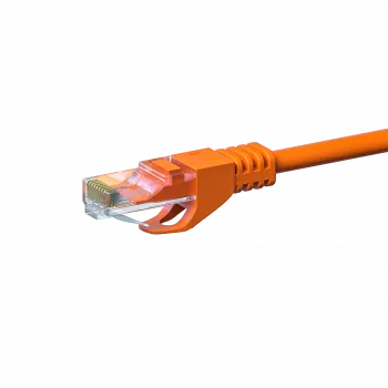 DSIT CAT 6 U/UTP mrežni kabel, 20m, oranžen, CCA, RJ45, Gigabit Ethernet