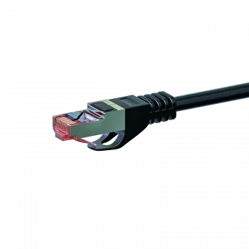 DSIT omrežni kabel CAT 6 LSOH – S/FTP – 1 meter – črn (DC-S60-010)
