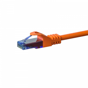 DSIT CAT6a U/UTP 100% bakren patch kabel 15m oranžen