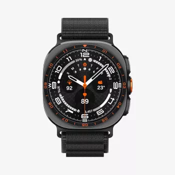 Spigen WBF1 zapestni pas za Samsung Galaxy Watch Ultra 1/2 2024-2026 (47mm), črn