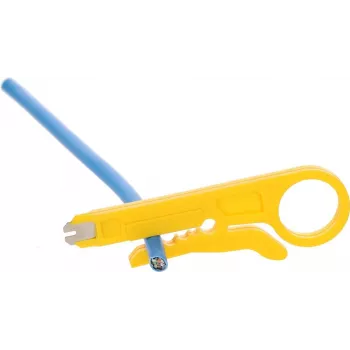 DSIT DC-PINCHER-CUT samodejne klešče za odstranjevanje izolacije z vgrajenim rezalnikom kablov, 0,2-6,0 mm² / 24-10 AWG, samonastavljive, črno-rdeče
