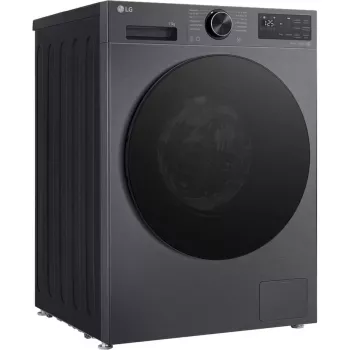 LG F4WX709YB 9kg pralni stroj s sprednjim polnjenjem z AI DD™, Steam™, Wi-Fi, grafit