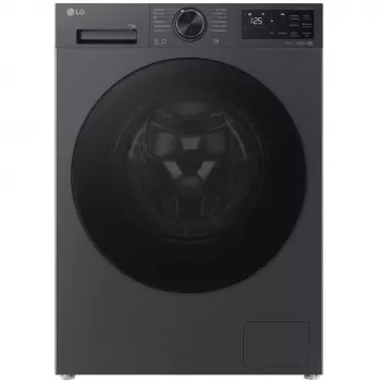 LG F4WX709YB 9kg pralni stroj s sprednjim polnjenjem z AI DD™, Steam™, Wi-Fi, grafit