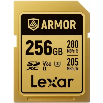 Lexar Professional ARMOR GOLD pomnilniška kartica SDXC UHS-II, 256 GB, V60 (LSDAMGL256G-RNNNG)