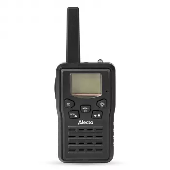 Alecto FR200BK komplet voki-tokijev, 2 kosa, doseg 10 km, PMR446, črna