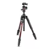 Manfrotto MKBFRTA4RD-BH Befree 4-segmentno aluminijasto potovalno stojalo s kroglično glavo, rdeče