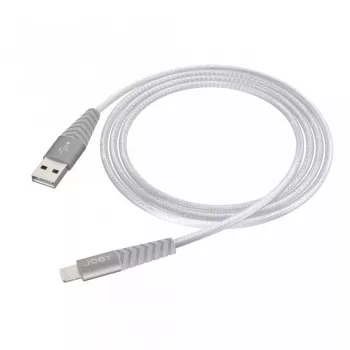 Joby kabel za polnjenje in sinhronizacijo Lightning, 1,2 m, srebrn (JB01814-BWW)