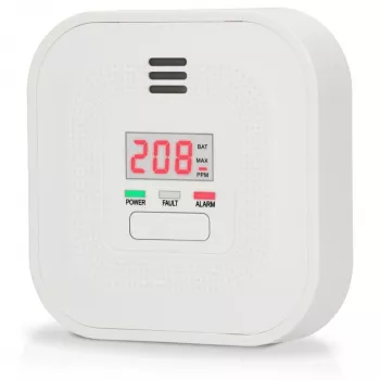 Alecto COA4010 javljalnik ogljikovega monoksida z LCD-zaslonom