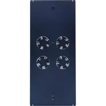 DSIT DS-FT120 strešna ventilatorska enota za strežniške regale 1200mm - 4 ventilatorji s termostatom, 480 m³/h, 230V, črna