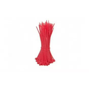 DSIT 200 mm rdeče najlonske vezice - paket 100 kosov (kb_200mm_rood)