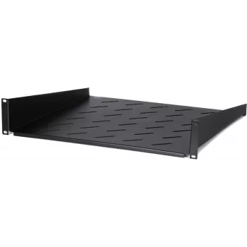 DSIT DS-FH2U450 2U fiksna polica za stenske omare globine 600 mm, globine 450 mm, črna