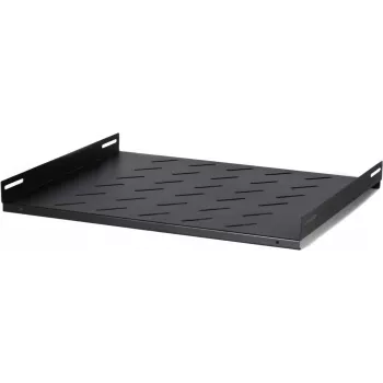 DSIT DS-FH60Wand 1U fiksna polica za stenske omare globine 600 mm, nosilnost 25 kg, črna