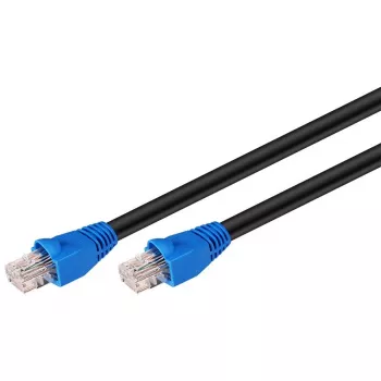 DSIT DANICOM CAT6 zunanji UTP kabel – 75 m, črn, 100 % baker, UV odporen, 23 AWG, ethernet kabel v kolutu (DC-OUT-60-750)