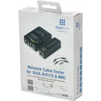DSIT DC-CABLETEST-PRO tester omrežnih kablov za U/UTP, F/UTP in SF/UTP, Cat5/Cat6