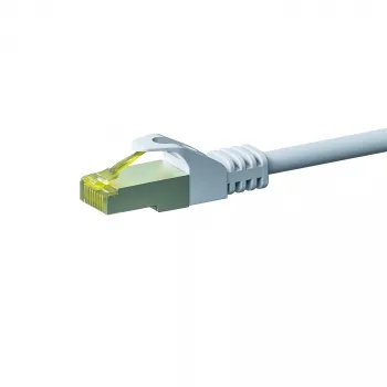 DSIT Cat.7 S/FTP PiMF RJ45 omrežni patch kabel, 0,50 m, bel