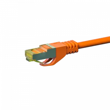 DSIT Cat.7 S/FTP PiMF RJ45 omrežni kabel, 5m, oranžen