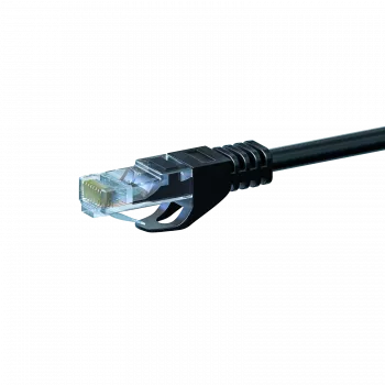 DSIT CAT5e omrežni patch kabel U/UTP 3m črn 100 % baker (DC-50-030)