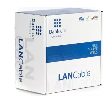 DSIT DANICOM CAT6A S/FTP 100m LSZH Fca instalacijski omrežni kabel v kolutu