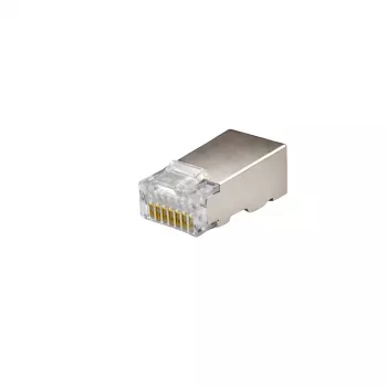 DSIT FTP RJ45 CAT6 omrežni konektor za kable s polnimi žilami - paket 10 kosov