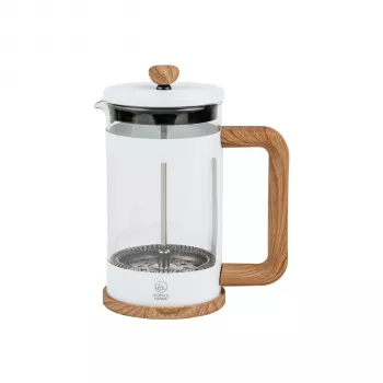 Leopold Vienna Franca French Press priprava za kavo in čaj, 600 ml, bela