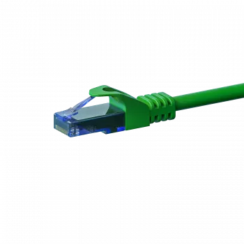 DSIT CAT6a U/UTP 100 % baker Ethernet patch kabel, 1 m, zelen