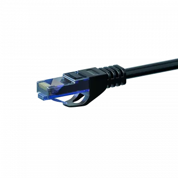 DSIT omrežni kabel CAT6a 100 % baker - U/UTP - 20 metrov - črn (DC-U6A0-200)