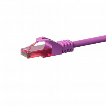 DSIT omrežni kabel CAT6, U/UTP, 0,15 m, roza, 100 % baker (DC-69-001)