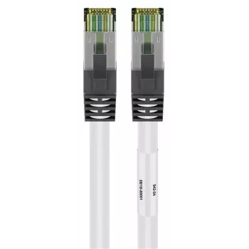 DSIT CAT 8 S/FTP PiMF omrežni kabel RJ45, bel, 5m