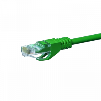 DSIT CAT5e U/UTP Ethernet patch kabel, 0,25 m, zelen, 100 % baker (DC-53-002)