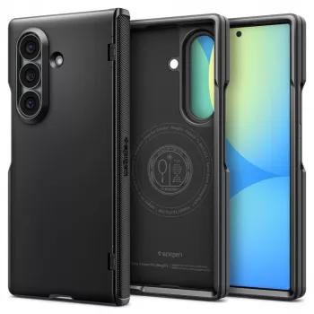 Spigen Slim Armor Pro MagSafe ovitek za Samsung Galaxy Z Fold 8 Ultra, črn