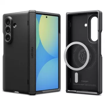 Spigen Slim Armor Pro MagSafe ovitek za Samsung Galaxy Z Fold 8 Ultra, črn