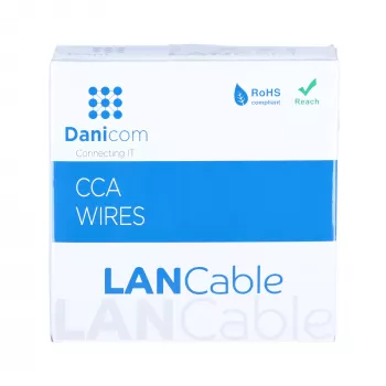 DSIT CAT5e zunanji omrežni kabel U/UTP AWG 26/1 gibek 100m črn