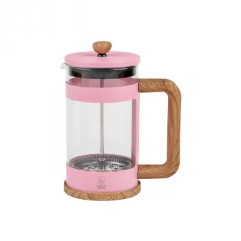 Leopold Vienna Franca French Press pripravljalnik kave in čaja, roza, 600 ml