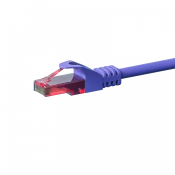 DSIT CAT6 U/UTP omrežni patch kabel, 0,15 m, vijoličen, 100% baker (DC-68-001)