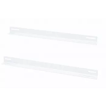 DSIT 19-palčne tirnice za stenske omarice z globino 450 mm - bele