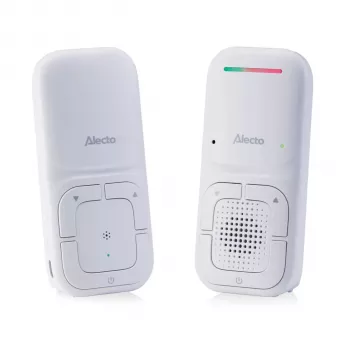 Alecto DBX130 DECT otroški monitor s polnim ECO načinom, dvosmerno komunikacijo, temperaturnim senzorjem, uspavankami in nočno lučko