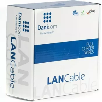DSIT DANICOM CAT5e UTP zunanji kabel 305m trdni vodnik PE Fca črn 100% baker