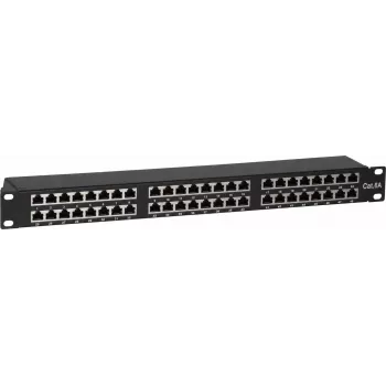 DSIT 19-palčna CAT 6a STP patch plošča - 48 vrat (DS-Patch6a-48STP)