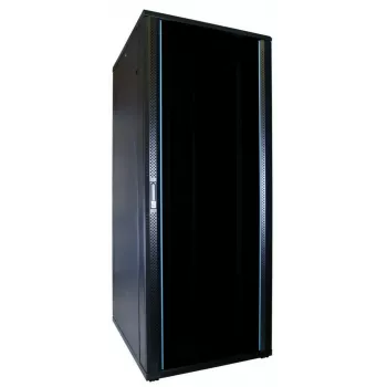 DSIT DS8042 42U 19-palčna strežniška omara s kaljenimi steklenimi vrati, 800x1000mm, črna