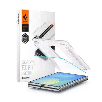 Spigen Glas.tR EZ Fit Pro AC HD kaljeno steklo za zaščito zaslona za Samsung Galaxy Z Fold 8, prozorno