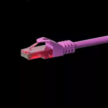 DSIT CAT6 U/UTP omrežni patch kabel, 15 m, roza, 100 % baker (DC-69-150)