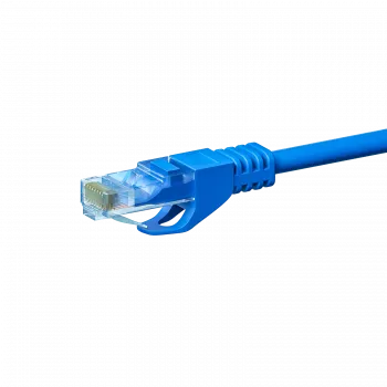 DSIT CAT5e U/UTP omrežni patch kabel, 30m, moder, 100 % baker, RJ45, Gigabit Ethernet