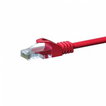 DSIT CAT 5e U/UTP omrežni patch kabel, 1 m, rdeč, CCA, RJ45, Gigabit Ethernet