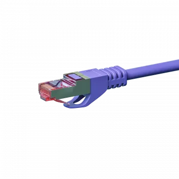 DSIT CAT 6 omrežni kabel LSOH - S/FTP - 0,25 metra - vijoličen (DC-S68-002)