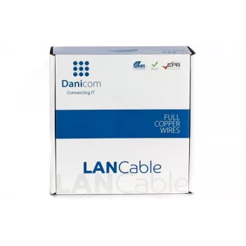 DSIT DANICOM CAT6 UTP 100m PVC Fca omrežni kabel DC-UTP6-100-FCA