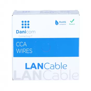 DSIT CAT6 S/FTP 50m kolut kabla siv CCA (DC-SFTP6CCA50S-GRY)