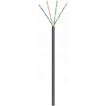DSIT CAT6 zunanji omrežni kabel, U/UTP, AWG 24/7 (prožen), 305 m, črn, CCA